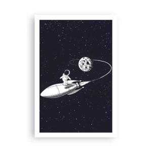 Plakat - Space surfer - 61x91 cm