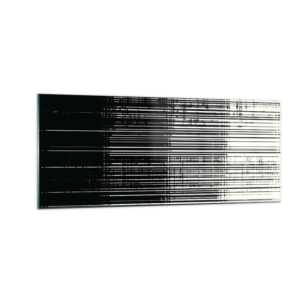 Billede på glas - Bølger og vibrationer - 100x40 cm