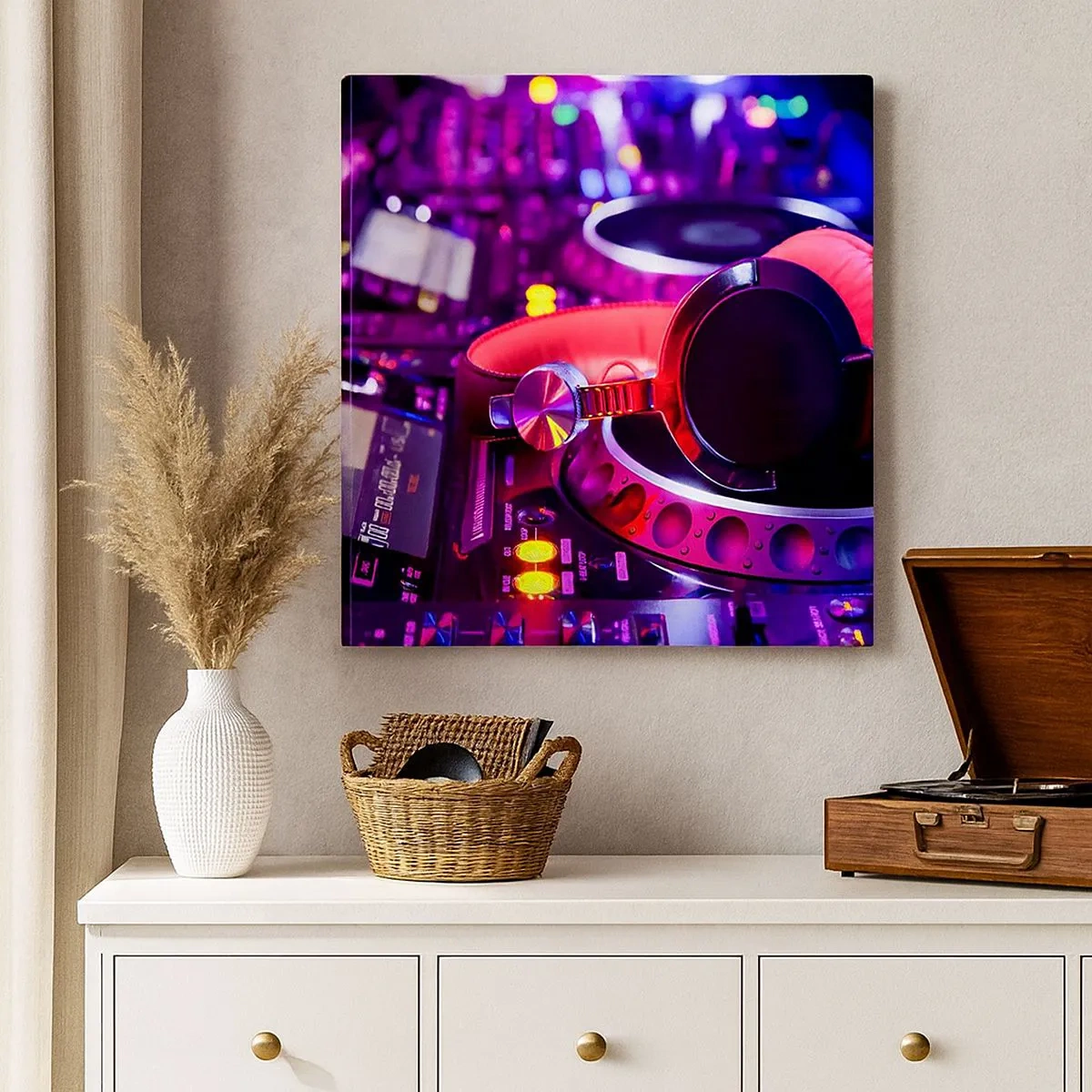 Lærredstryk - Billede på lærred - Før det sjove begynder - 30x30 cm