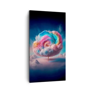 Lærredstryk - Billede på lærred - En drøm om en forlystelsespark - 45x80 cm