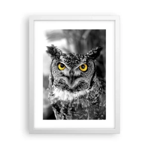 Plakat i hvid ramme - Intet kan skjules - 30x40 cm