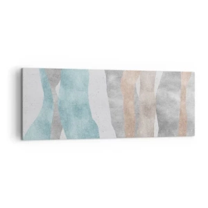 Lærredstryk - Billede på lærred - En undersøgelse af intimitet - 140x50 cm