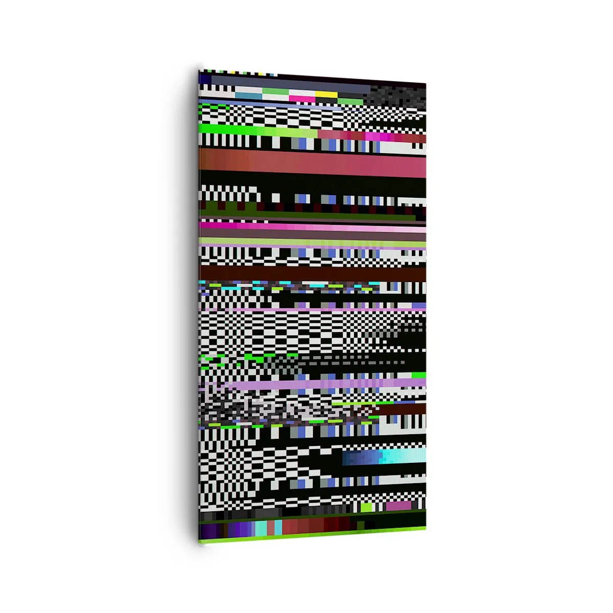 Lærredstryk - Billede på lærred - Det kontrollerede billede af virkeligheden - 65x120 cm