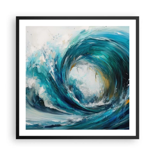 Plakat i sort ramme - Havets portal - 60x60 cm