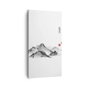 Lærredstryk - Billede på lærred - Langt væk - 55x100 cm