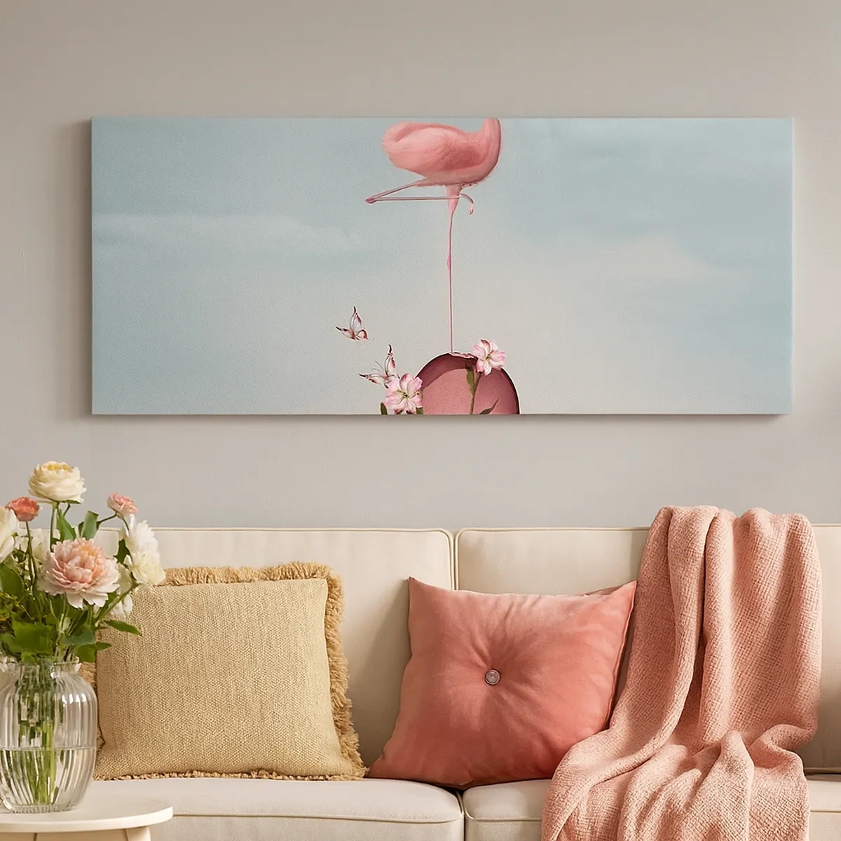 Lærredstryk - Billede på lærred - Basketball allegori - 30x30 cm