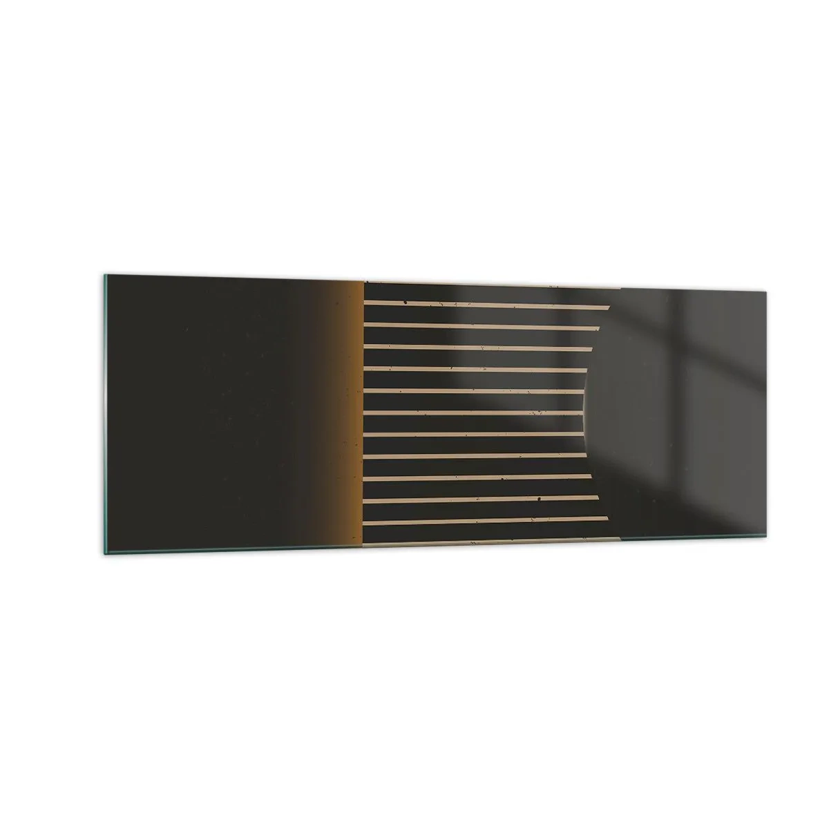 Billede på glas - Udforsk mørket - 140x50 cm