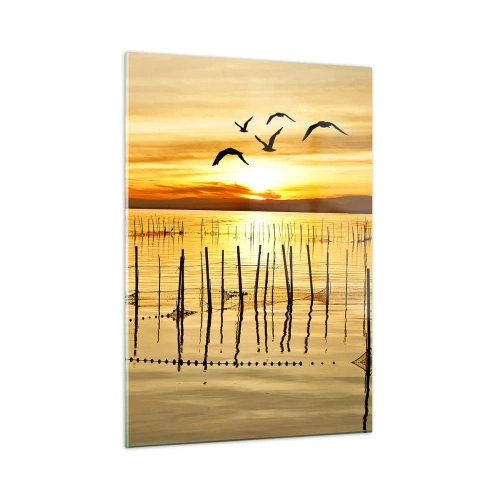 Billede på glas - I fiskeriet - 50x70 cm