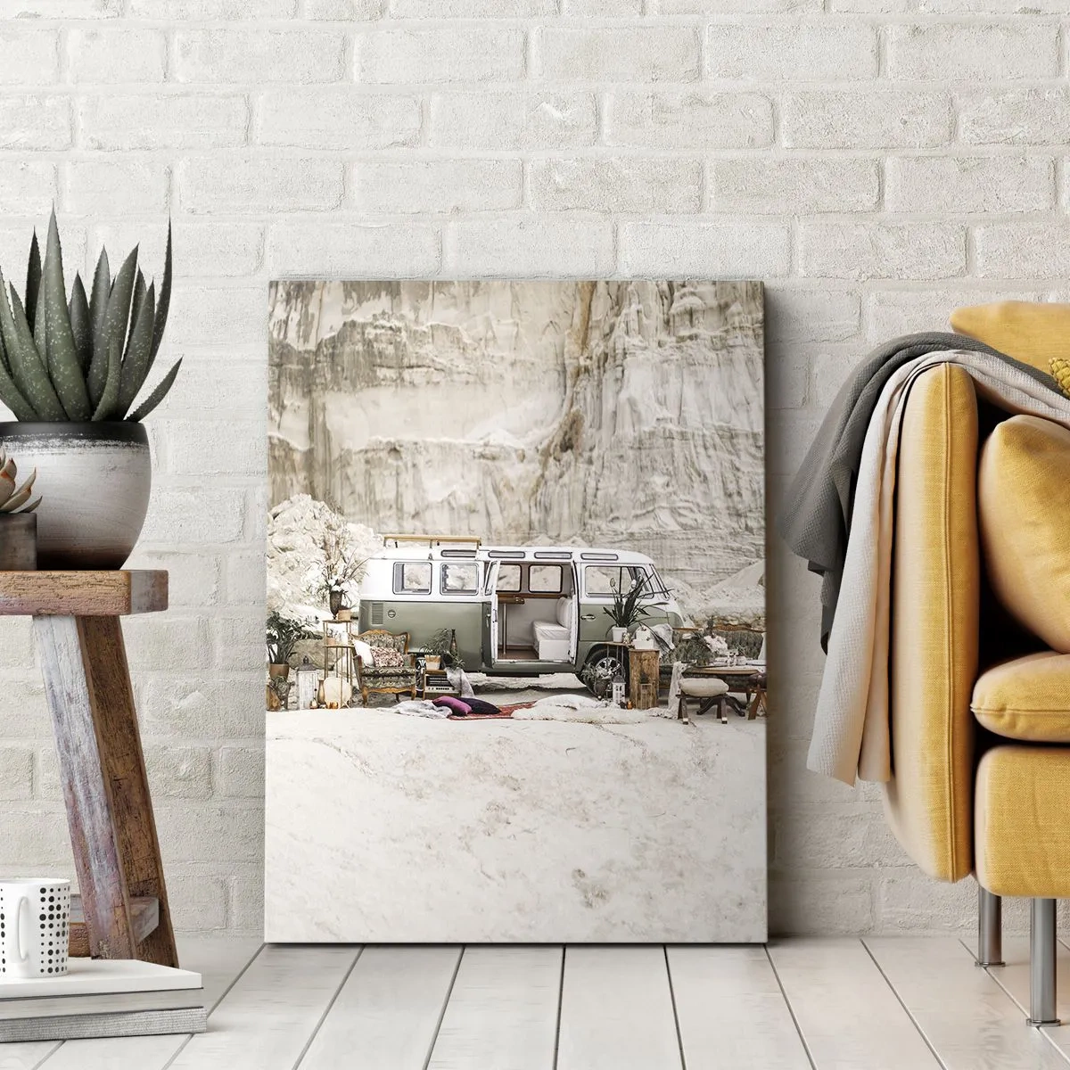 Lærredstryk - Billede på lærred - Tid til at starte rejsen - 70x100 cm
