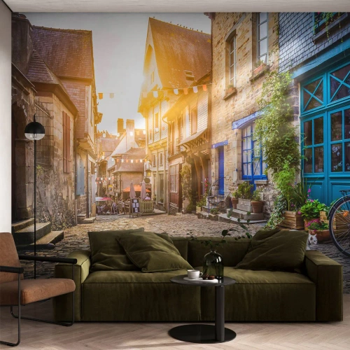 Fototapet Selvklæbende Deluxe Sticker - Byens hvide spøgelse - By, Frankrig, Arkitektur - 100x70 cm
