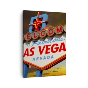 Lærredstryk - Billede på lærred - For et smil fra skæbnen - 50x70 cm