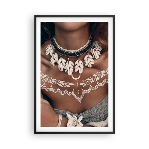 Plakat i sort ramme - Talismaner, ritualer om kvindelighed - 61x91 cm