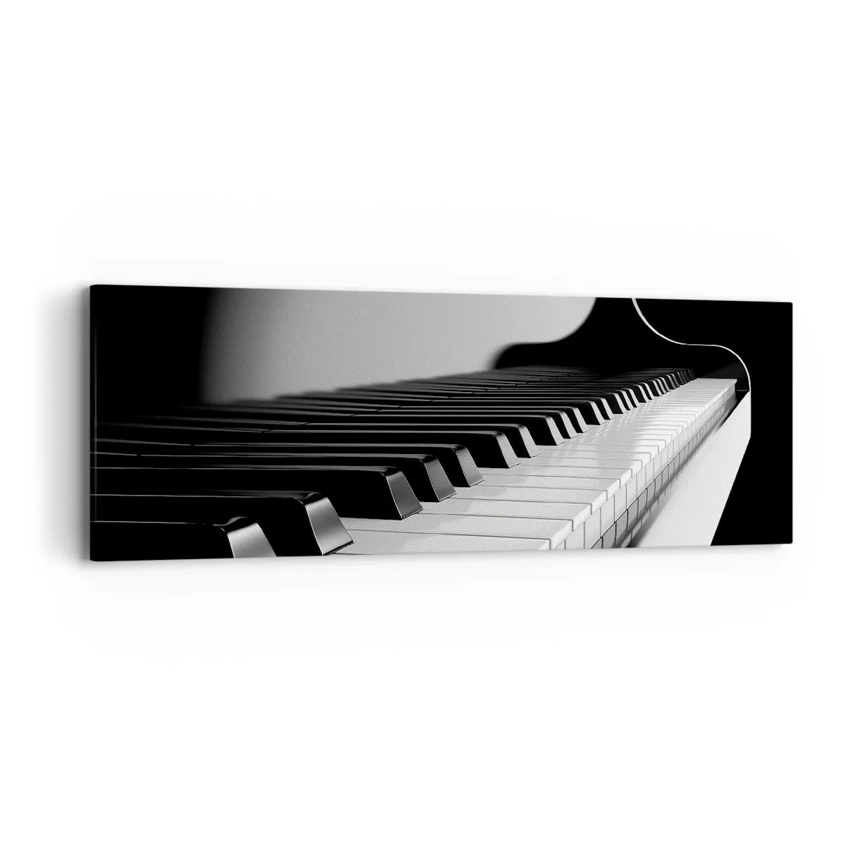 Lærredstryk - Billede på lærred - Harmoni af former og farver - 90x30 cm