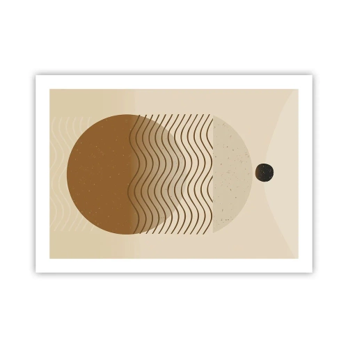 Plakat - Om geometriske figurers oprindelse - 70x50 cm