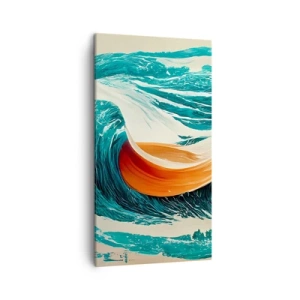 Lærredstryk - Billede på lærred - Surferens drøm - 45x80 cm