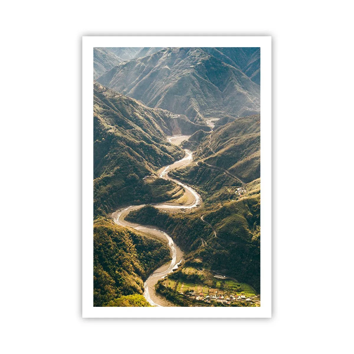 Plakat - Direkte fra hjertet af bjergene - 61x91 cm