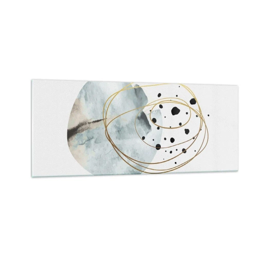 Billede på glas - I rummets favntag - 100x40 cm