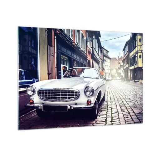 Billede på glas - Fortiden er i dag - 100x70 cm