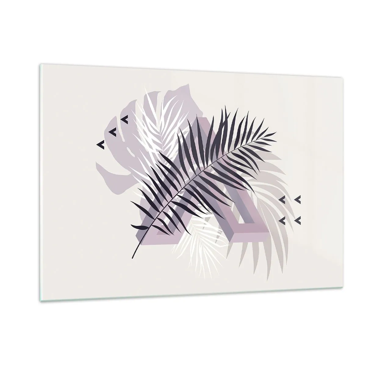 Billede på glas - Skygge af en skygge - 120x80 cm