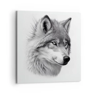 Lærredstryk - Billede på lærred - Alpha - uden tvivl - 60x60 cm