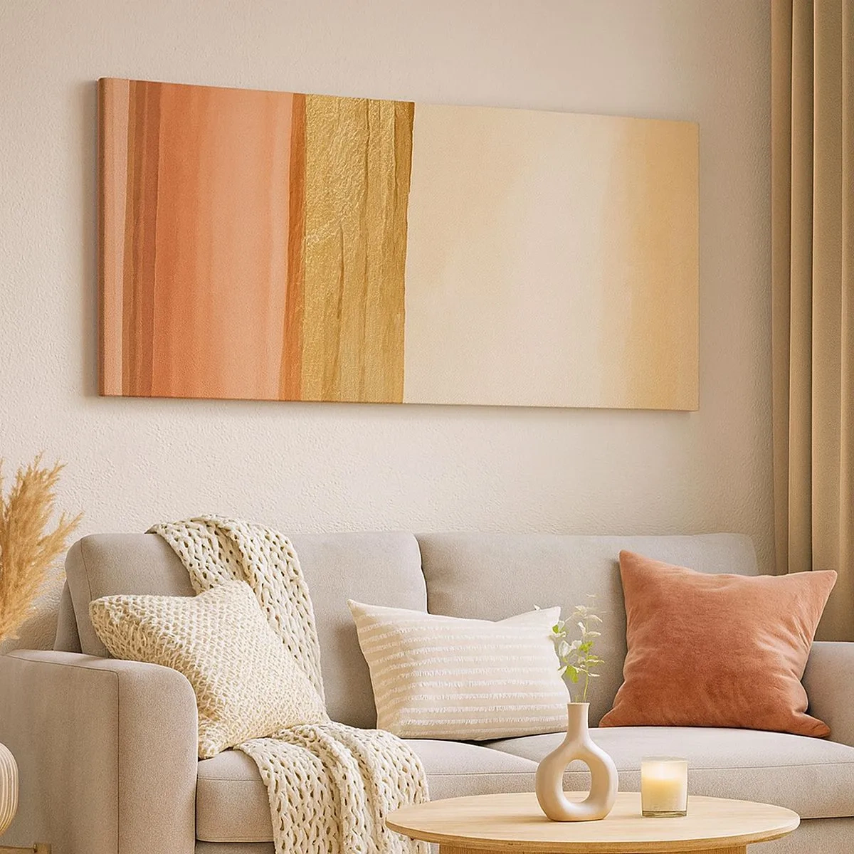 Lærredstryk - Billede på lærred - Lodret sammensætning - 100x40 cm