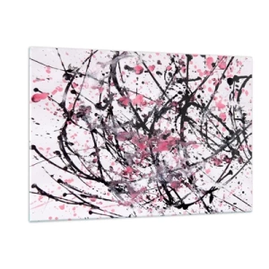 Billede på glas - Livets flygtige natur - 120x80 cm
