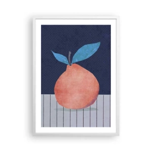 Plakat i hvid ramme - Konveksitet og plan - 50x70 cm