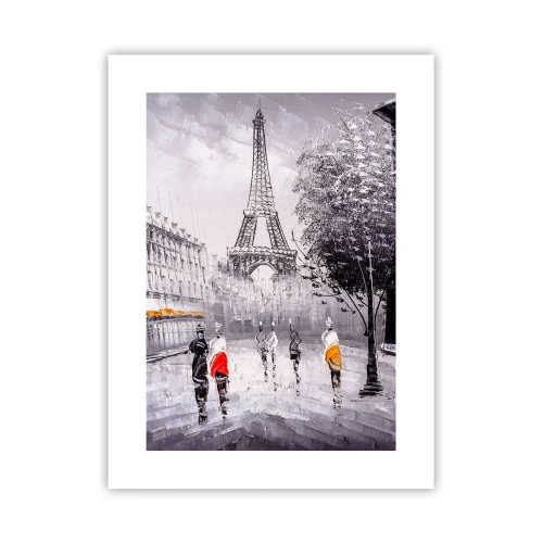 Plakat - En parisisk spadseretur - 30x40 cm