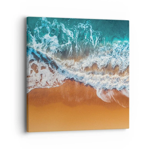 Lærredstryk - Billede på lærred - Altid i tandem - 40x40 cm