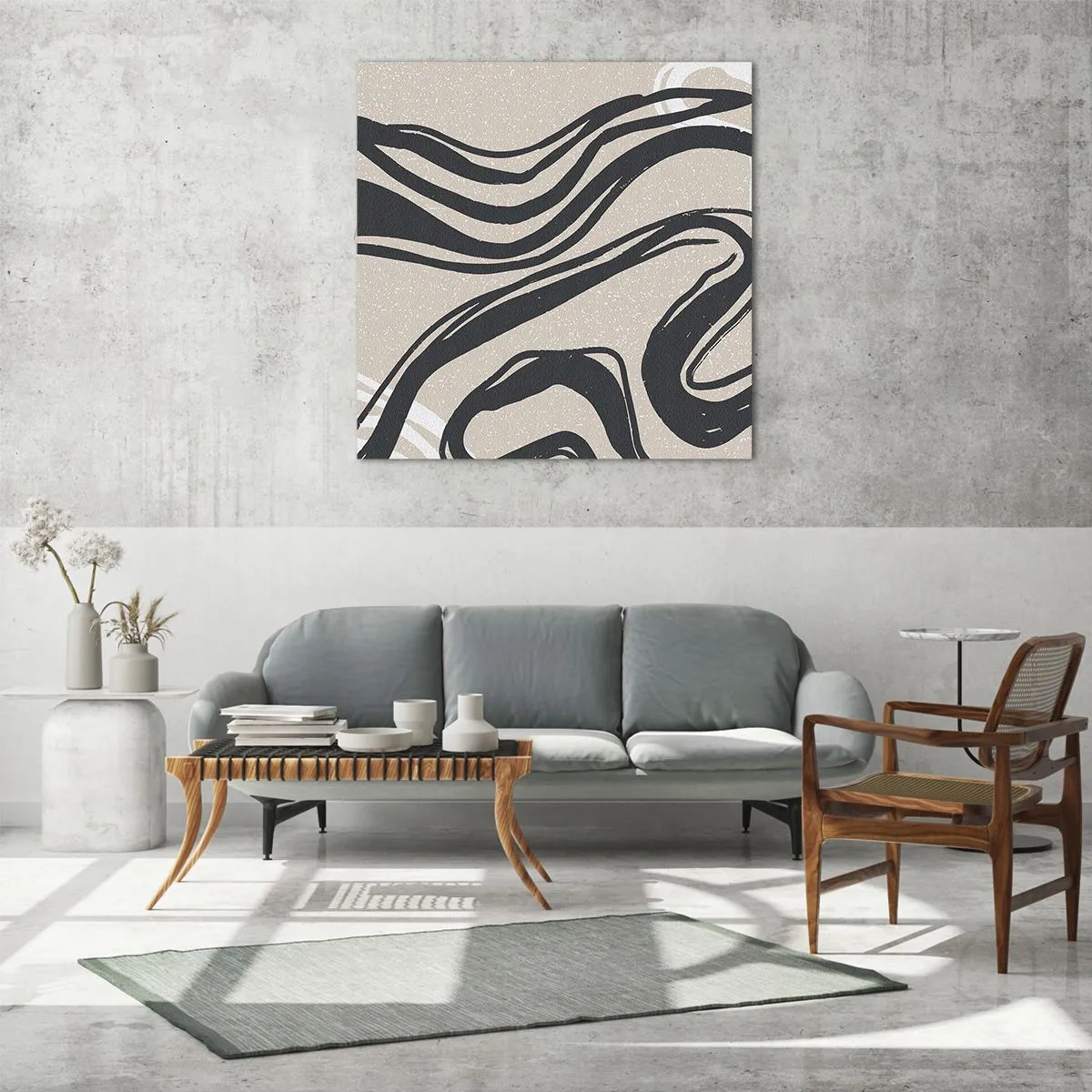 Billede på glas - Multipliceret udtryk - 60x60 cm