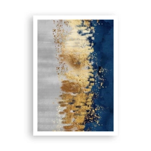 Plakat - Moderne komposition med gnist - 70x100 cm