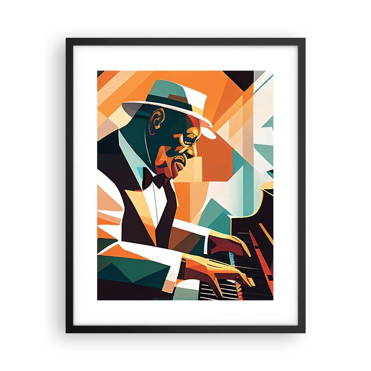 Plakat i sort ramme - Alt det jazz - 40x50 cm