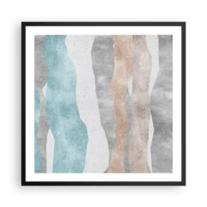 Plakat i sort ramme - En undersøgelse af intimitet - 60x60 cm