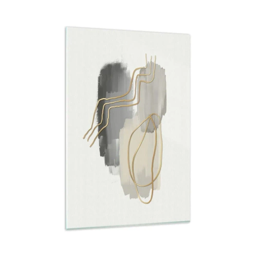 Billede på glas - Vedholdenhed og bevægelse - 80x120 cm