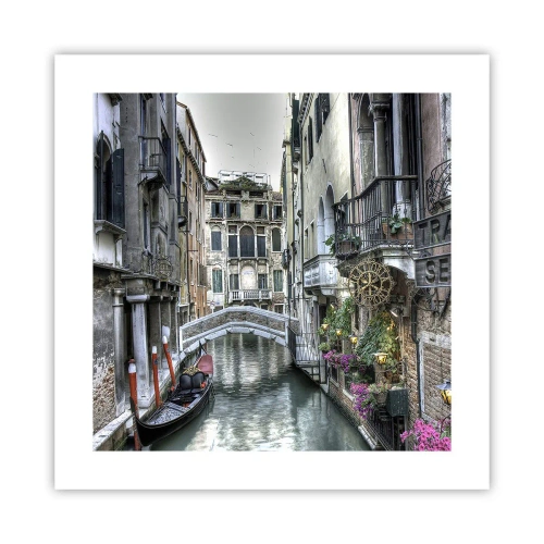 Plakat - I århundreder i tavs drømmeri - 40x40 cm