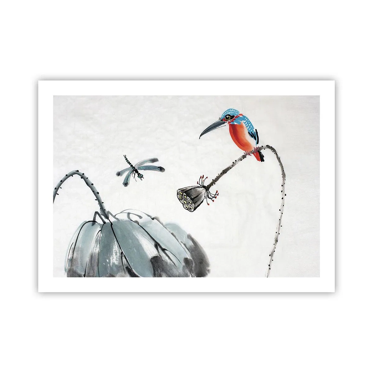 Plakat - Engenes liv - 70x50 cm