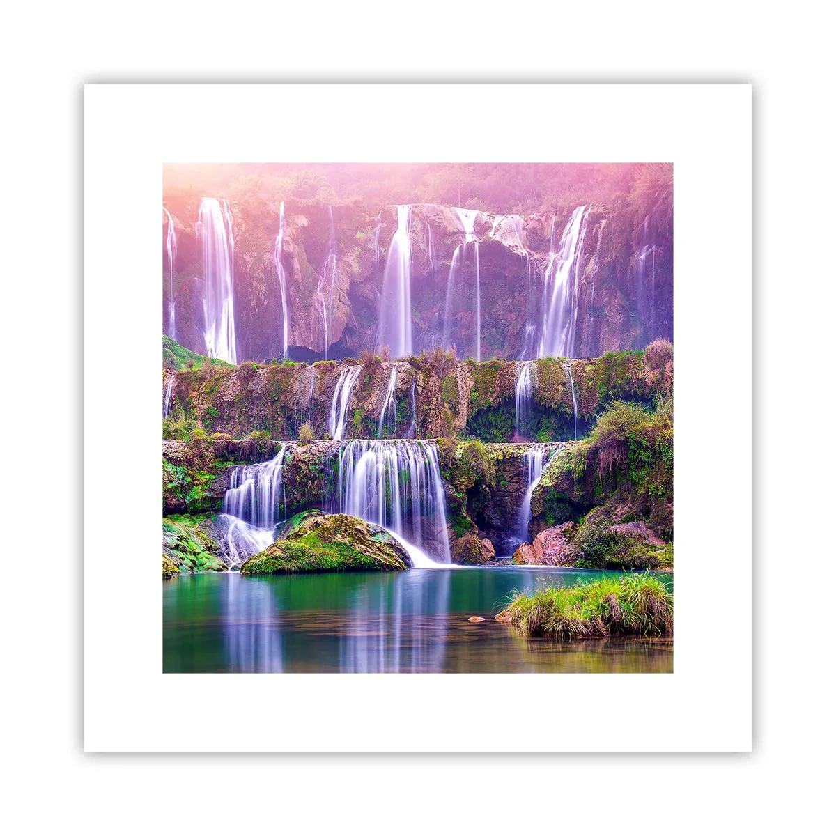 Plakat - Trappe til himlen - 30x30 cm