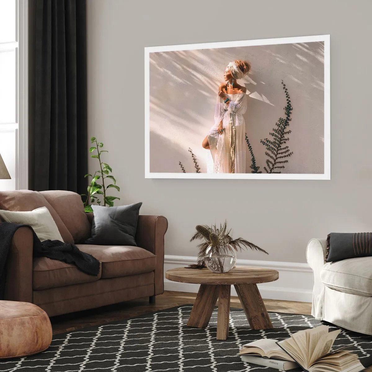 Plakat - Solen og pigen - 91x61 cm