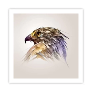 Plakat - Portræt af en kriger - 60x60 cm