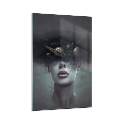 Billede på glas - Og planeterne er ved at gå amok... - 80x120 cm