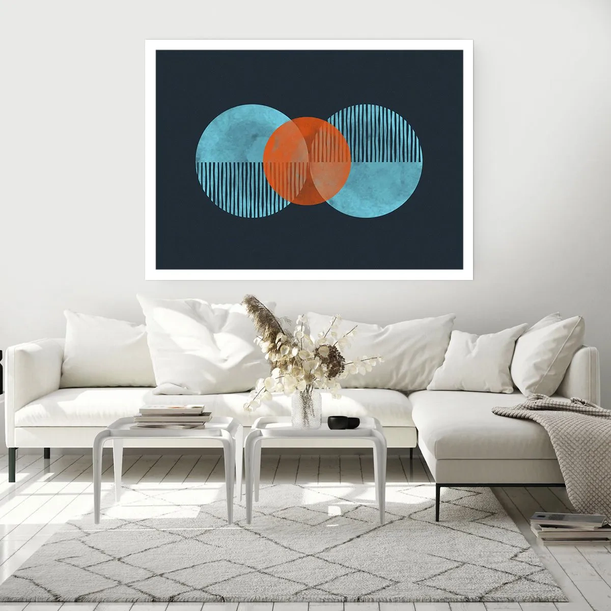 Plakat - Symmetrisk sammensætning - 40x30 cm