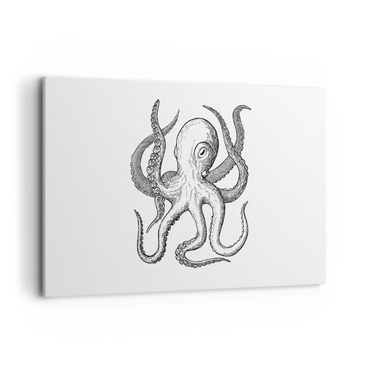 Lærredstryk - Billede på lærred - Dans med bølger - 120x80 cm