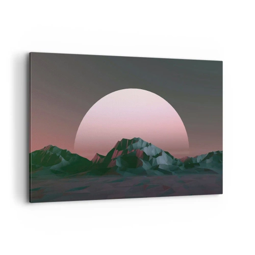 Lærredstryk - Billede på lærred - I en nabogalakse - 120x80 cm