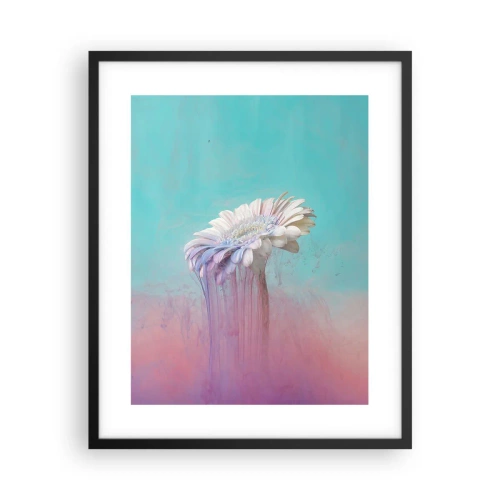 Plakat i sort ramme - Blomster efter døden - 40x50 cm