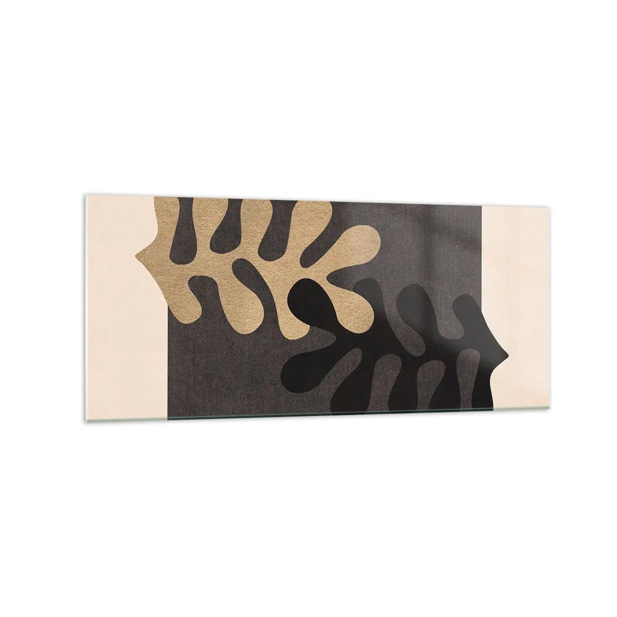 Billede på glas - Fravær og supplement - 120x50 cm
