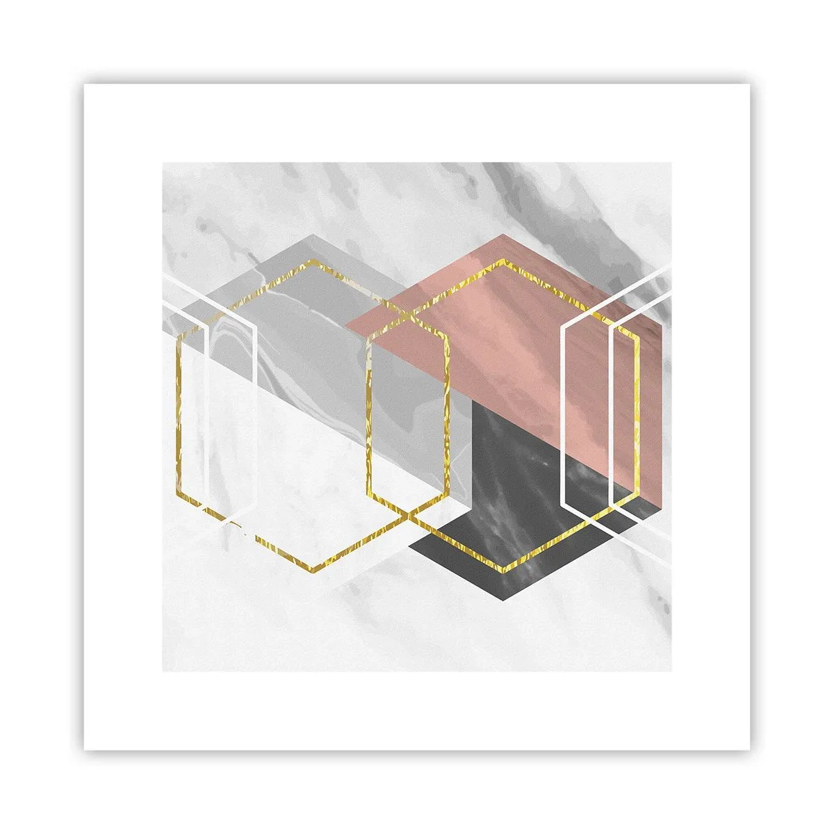 Plakat - Kædesammensætning - 30x30 cm