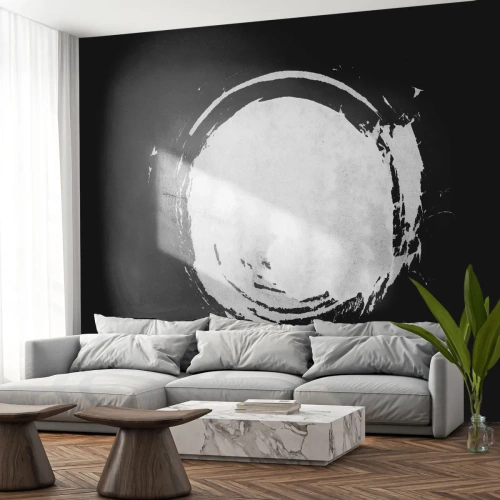Fototapet Selvklæbende Deluxe Sticker - Den gode vej ud - Hjul, Planet, Måne - 100x70 cm