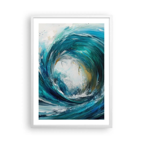 Plakat i hvid ramme - Havets portal - 50x70 cm