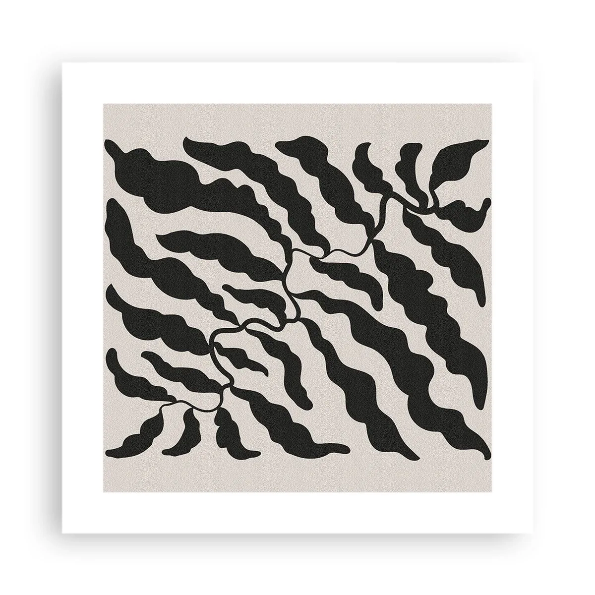 Plakat - En firkants natur - 40x40 cm