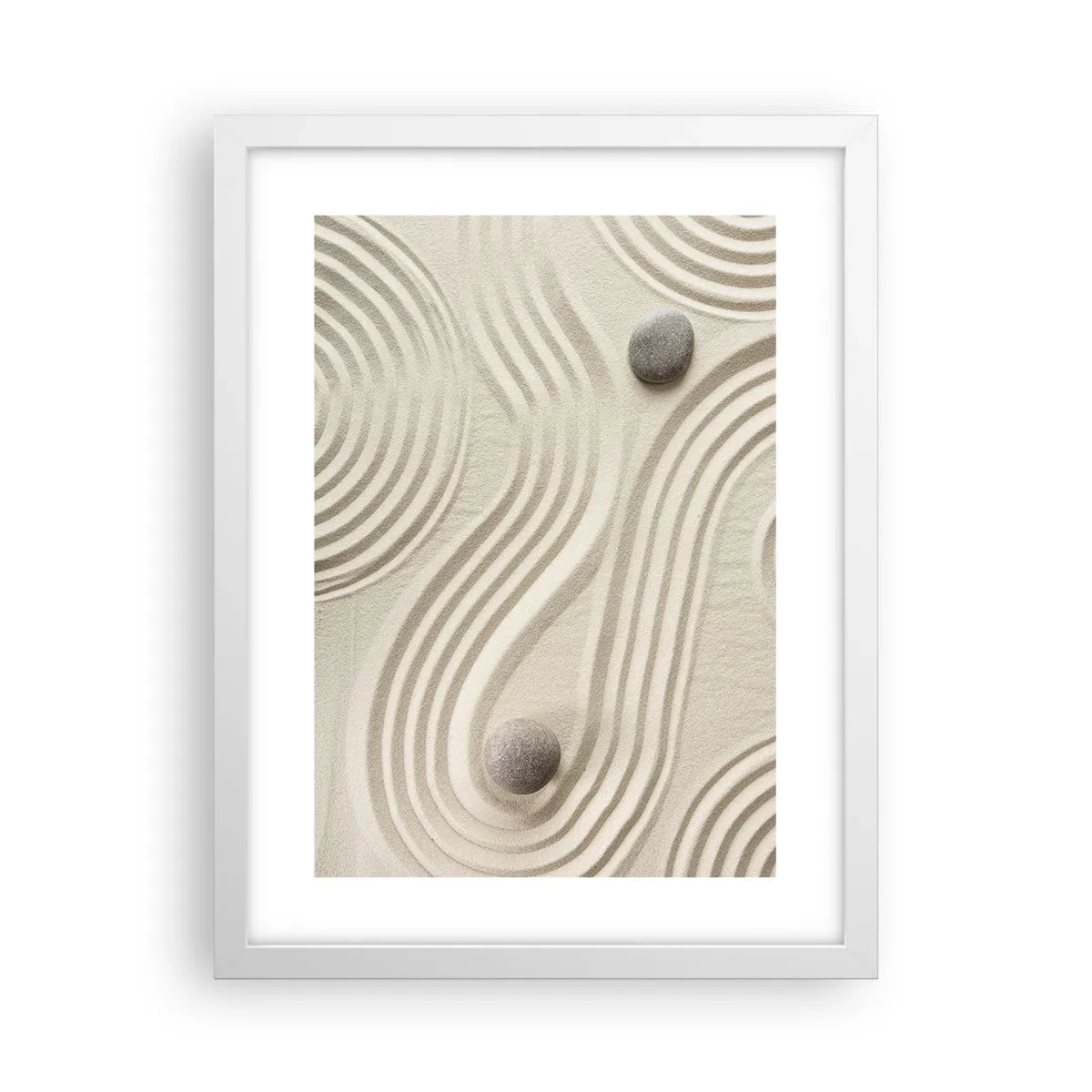 Plakat i hvid ramme - Et strejf af varme - 30x40 cm